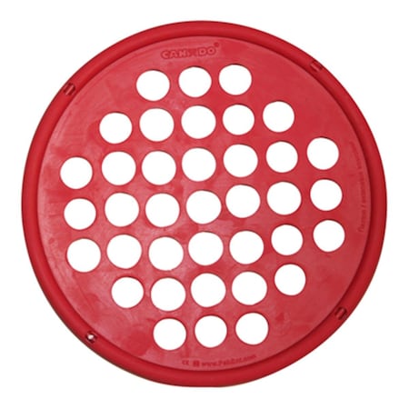 Fabrication Enterprises Cando Hand Exercise Web - Low Powder - 7 in. Diameter- Red - Light 10-0862